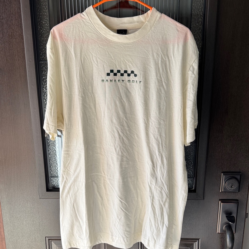 Oakley Golf Cream Short Sleeve Tee